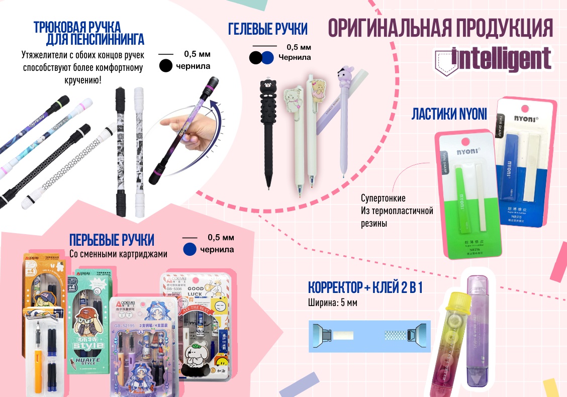 Оригинальная продукция ТМ INTELLIGENT Оригинальная продукция ТМ INTELLIGENT